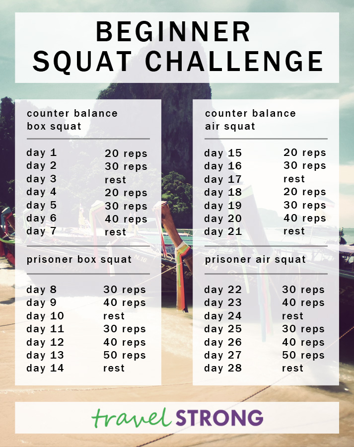 Beginner Squat Challenge 3ps Christian Ministries 